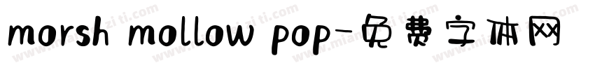 morsh mollow pop字体转换